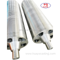 Continuous galvanizing line heat resistant sink roll